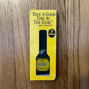 New in box! VTG New York Yankees Baseball “Have a Good ….” Miss Chiquita Watch